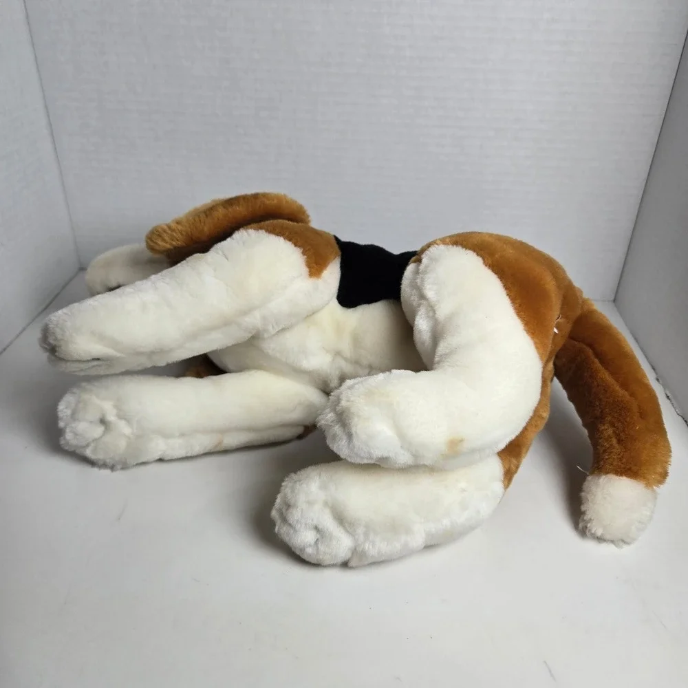 Toys R Us Animal Alley Brown Basset Hound Beagle Dog Puppy Plush 13